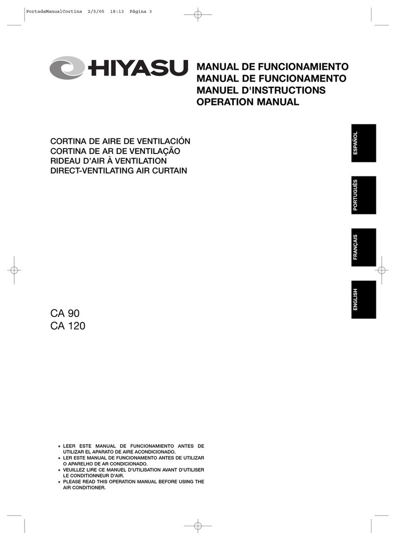 Hiyasu CA 90 Operation manual