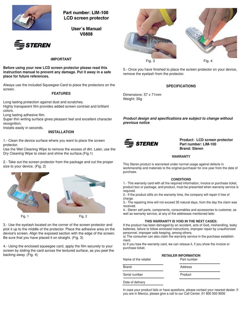 Steren LIM-100 user manual
