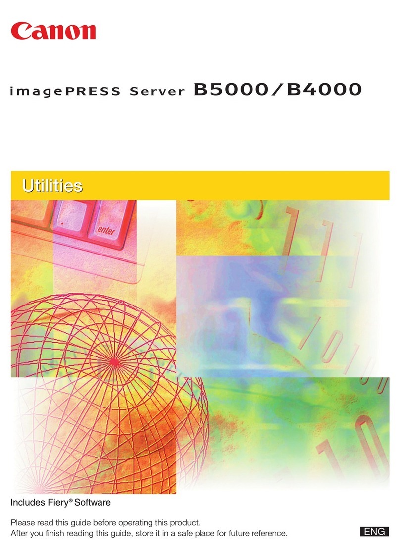 Canon imagePRESS Server B5000 User manual