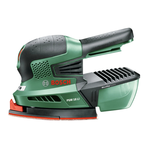 Bosch PSM 18 LI User manual
