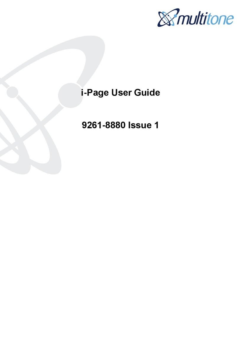Multitone i-Page IP133 User manual