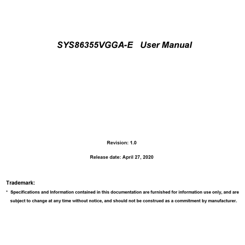Grantech SYS86355VGGA-E User manual
