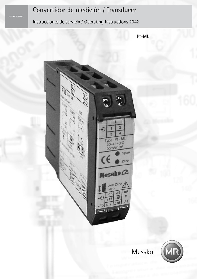 MESSKO Pt-MU operating instructions