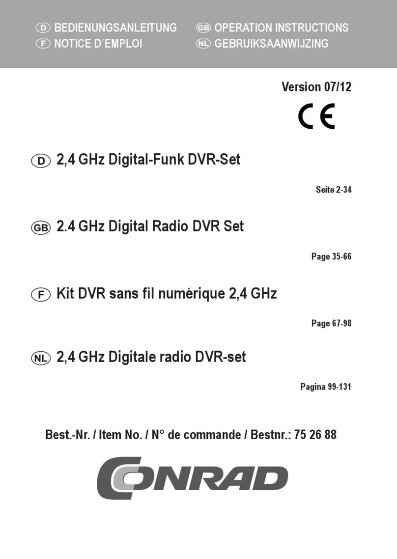 Conrad 75 26 88 Operation instructions
