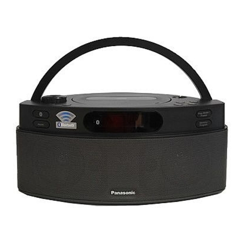 Panasonic RX-DBT30 User manual Panasonic RX-DBT30 User manual