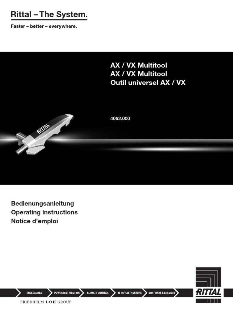 Rittal 4052.000 operating instructions