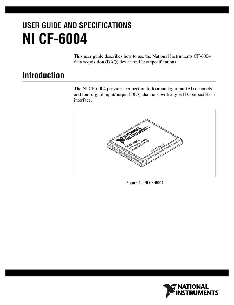NI CF-6004 User manual
