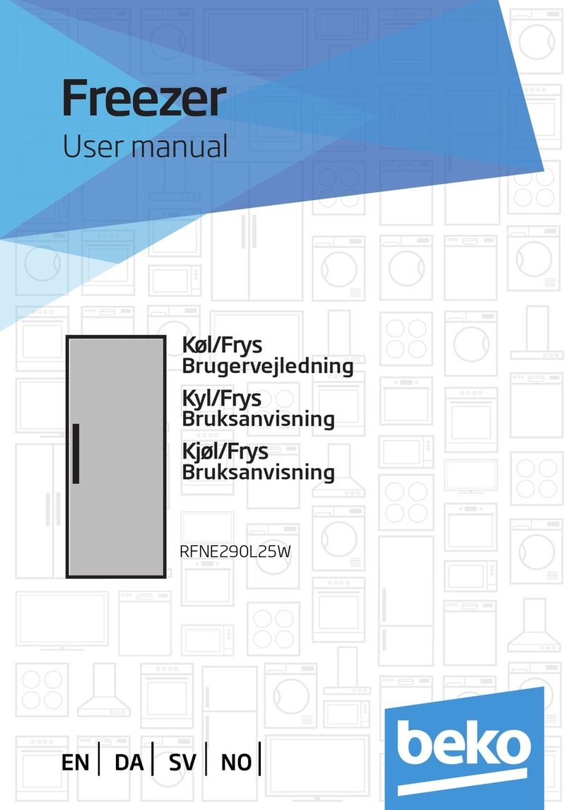 Beko RFNE290L25W user manual