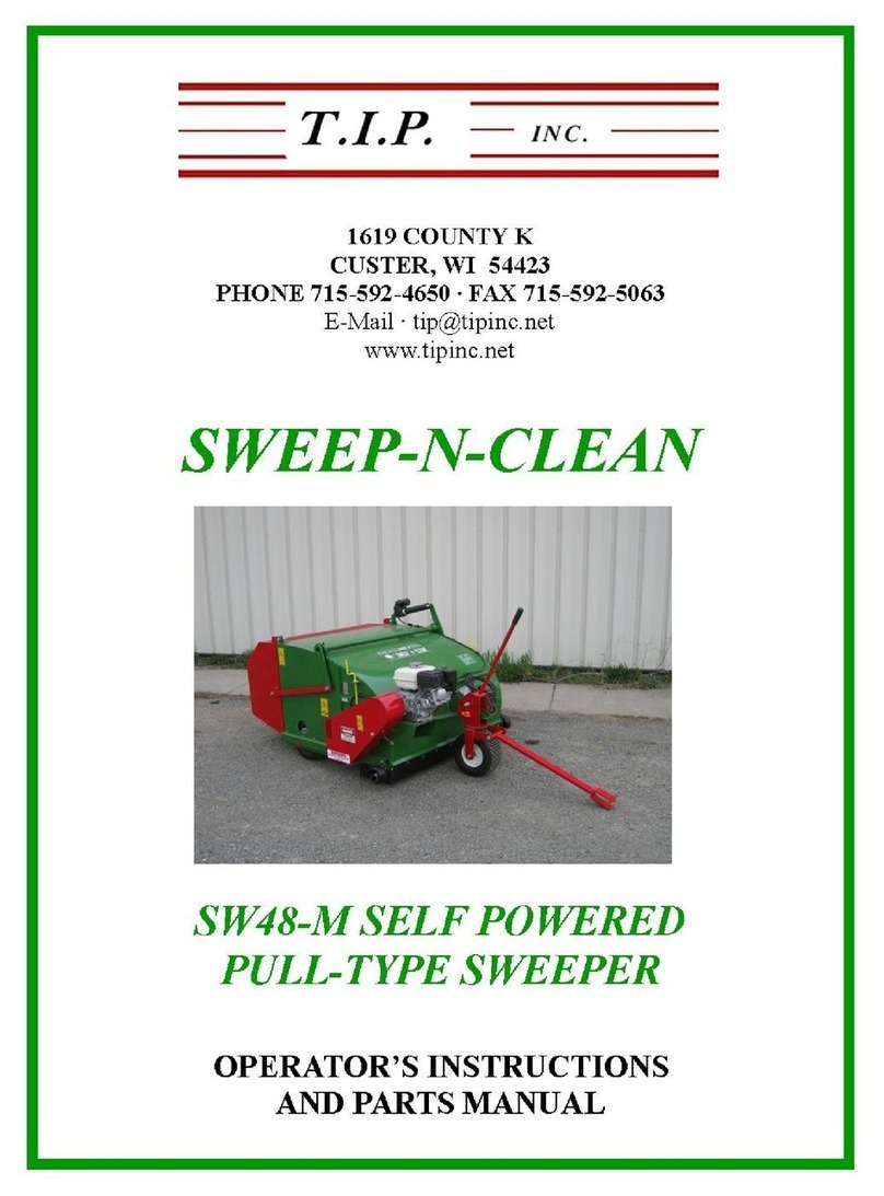 T.I.P. SWEEP-N-CLEAN SW48-M Operator instructions