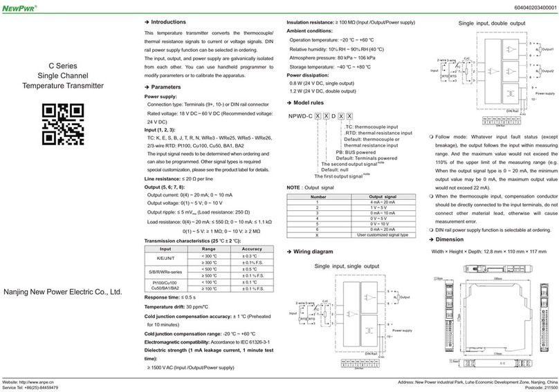 New Power C Series quick start guide