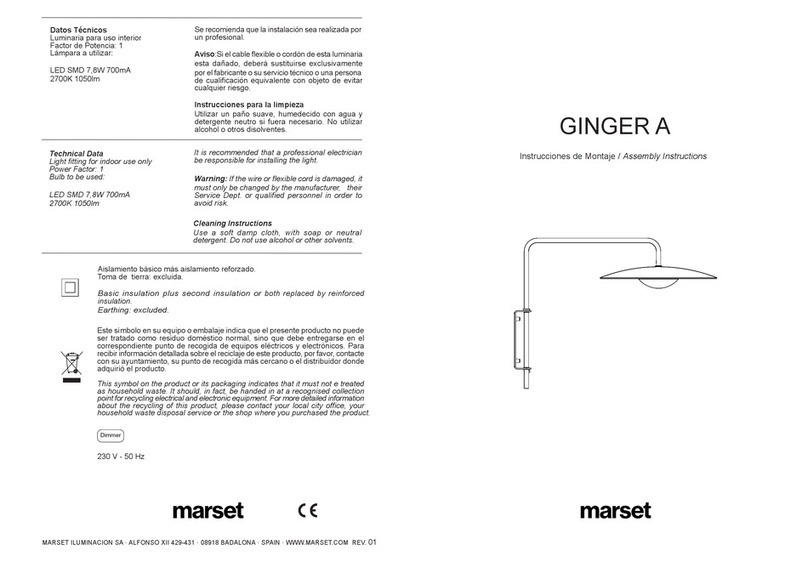 marset GINGER A User manual