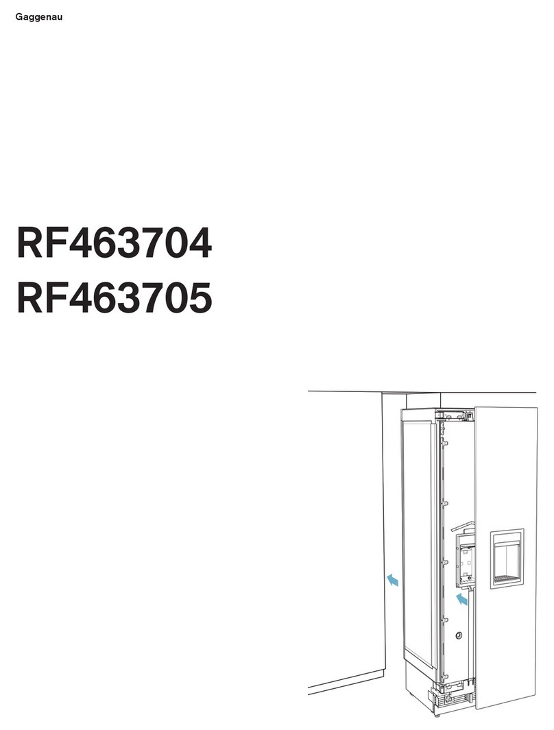 Gaggenau RF463704 User manual