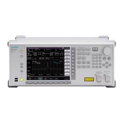 Anritsu MS9740B User manual Anritsu MS9740B User manual