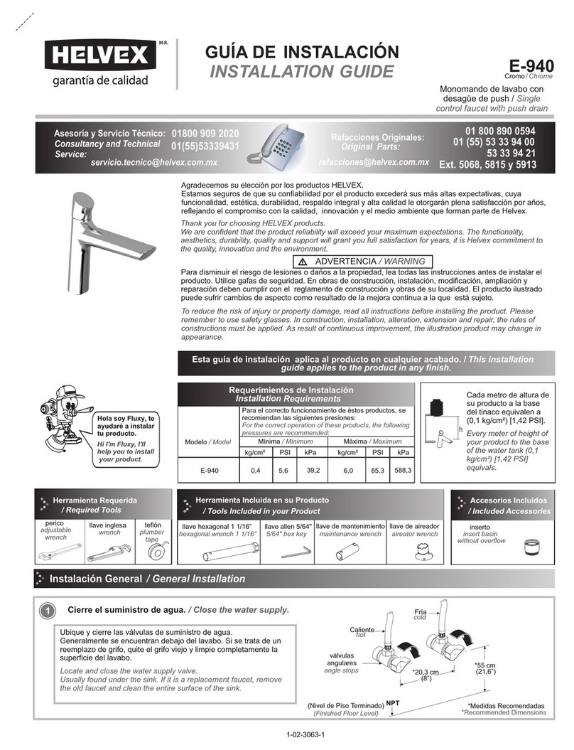 Helvex E-940 User manual