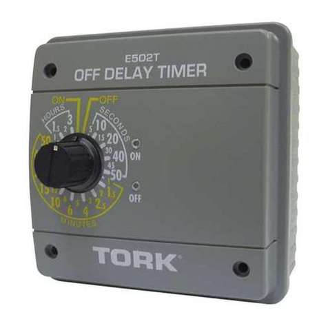 Tork E502T User manual