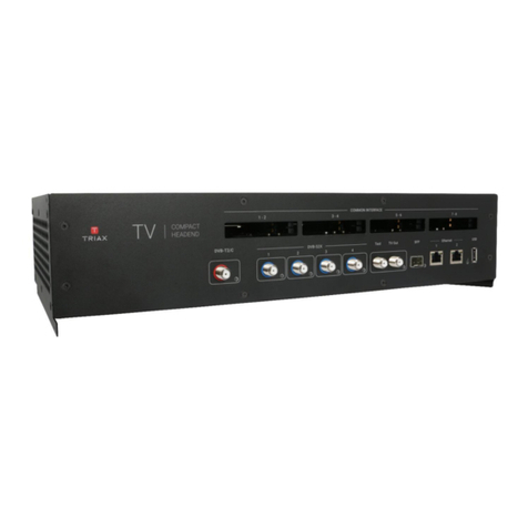 Triax TDcH 16S-I-Q User manual