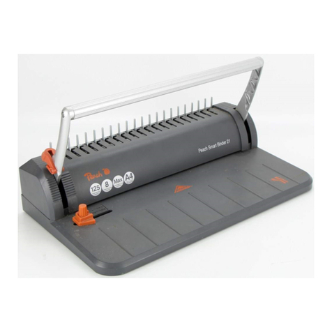 Peach Smart Binder 21 operating instructions