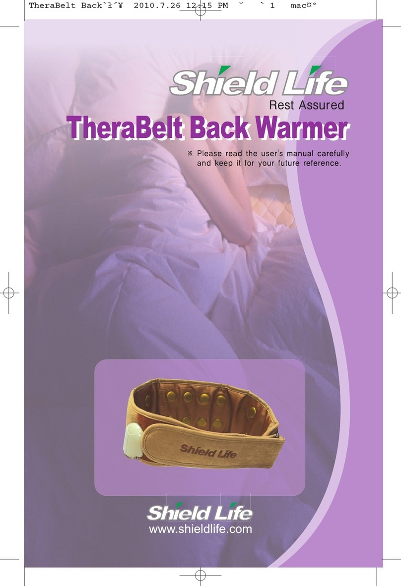 Orion Electronics Shield Life TheraBelt SLE-0720 user manual