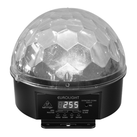 Behringer DIAMOND DOME DD610 quick start guide