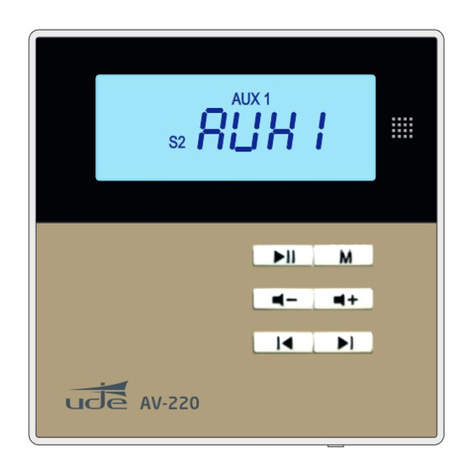 Ude AV-220 quick start guide