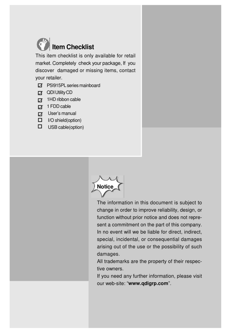 QDI P5I915PL User manual