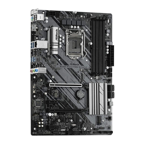 ASROCK B460 Phantom Gaming 4 User manual