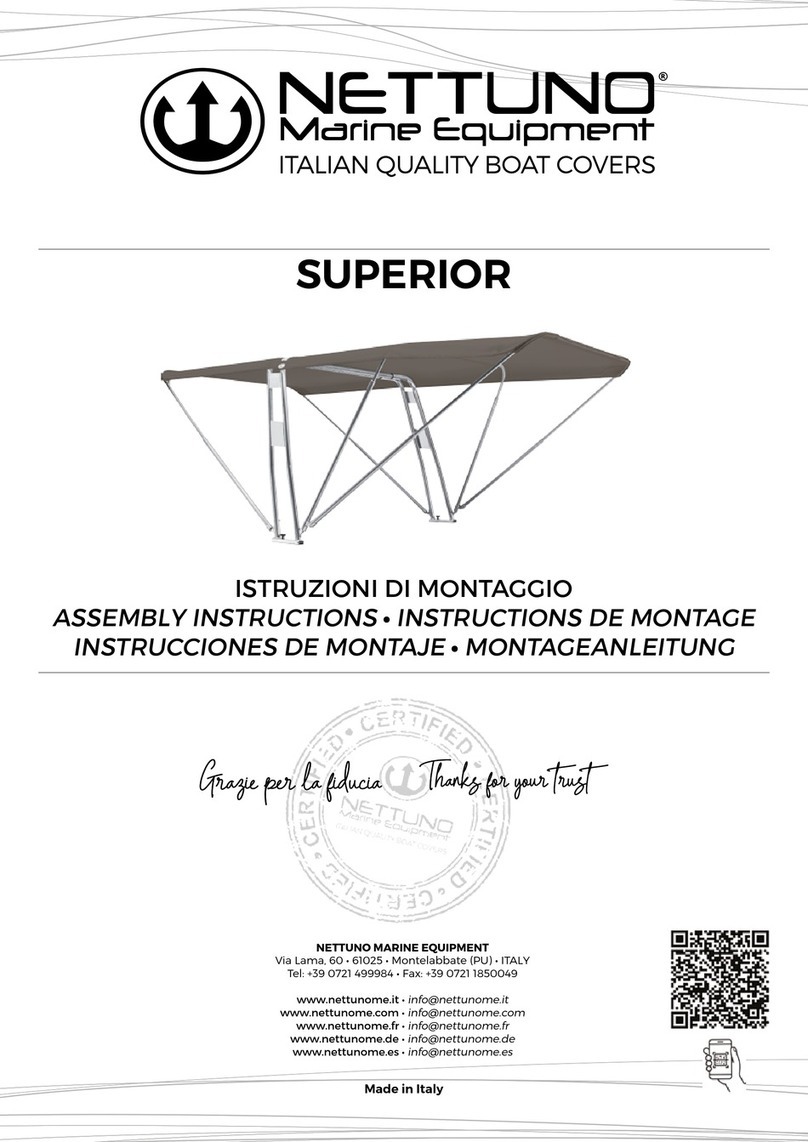 NETTUNO Marine Equipment SUPERIOR Assembly instructions NETTUNO Marine Equipment SUPERIOR Assembly instructions