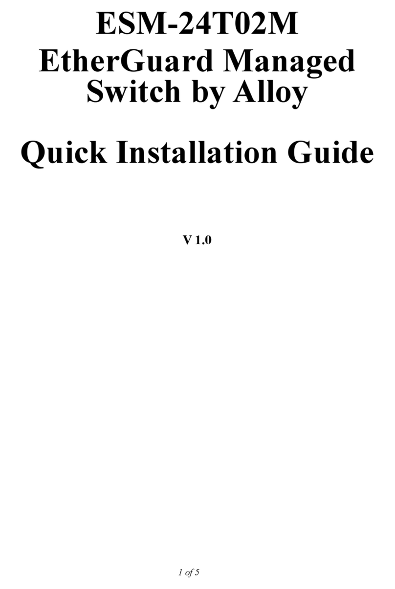Alloy ESM-24T02M Quick installation guide