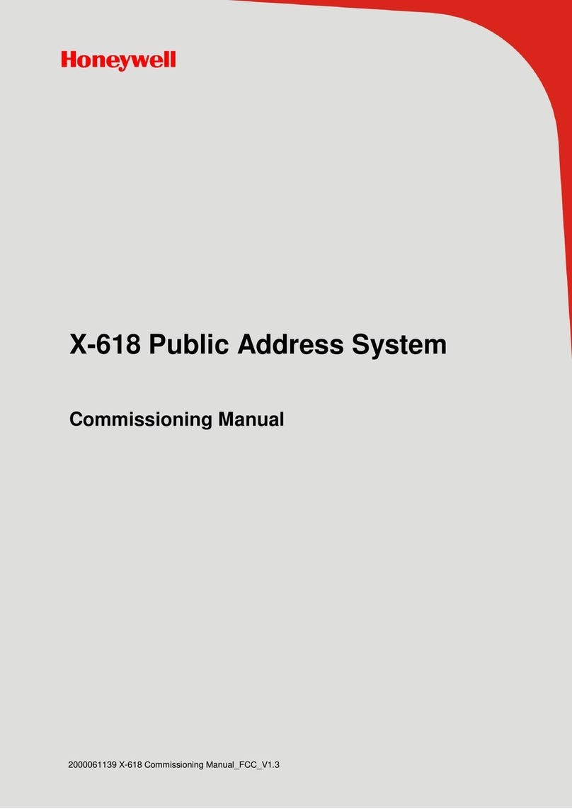Honeywell X-618 Quick start guide Honeywell X-618 Quick start guide