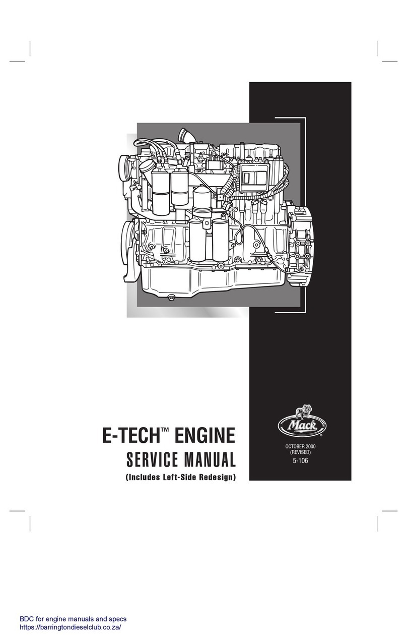 Mack E-TECH SB-210-034 Service manual