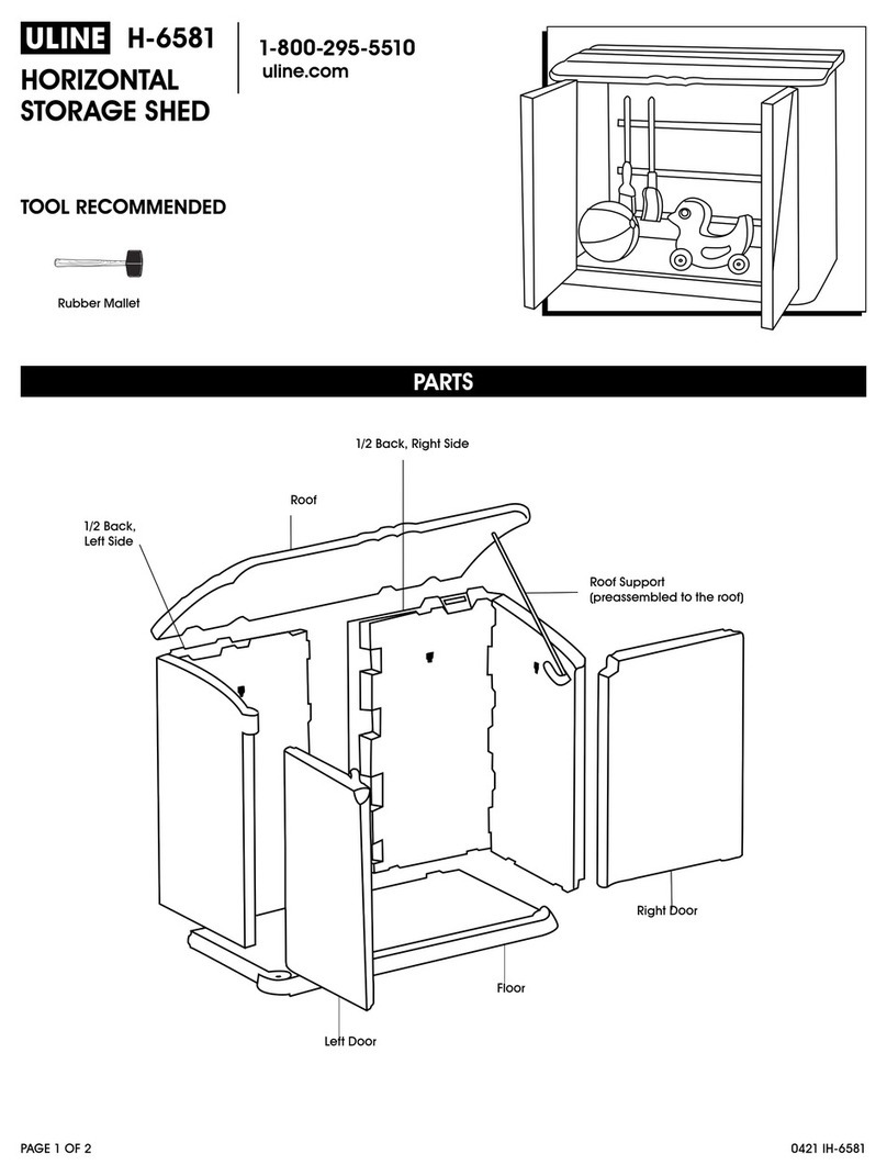 U-Line H-6581 User manual U-Line H-6581 User manual
