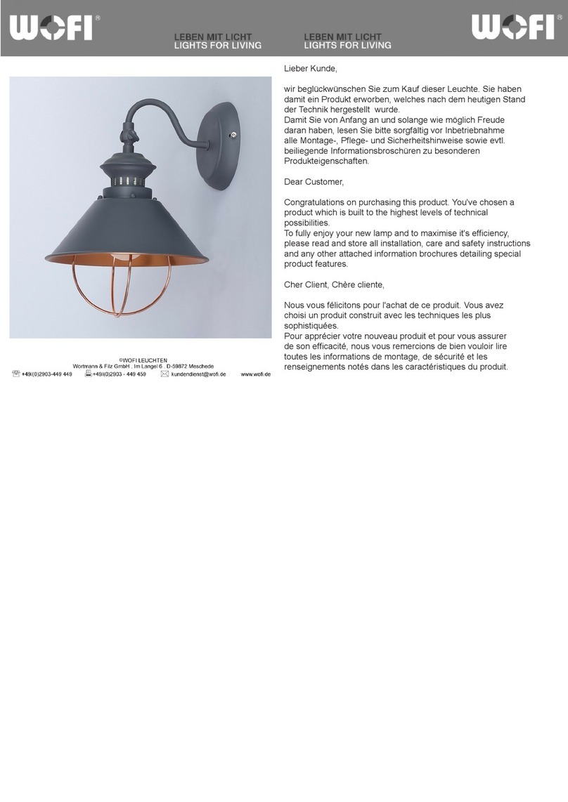 wofi 4249.01 6000 Series installation instructions
