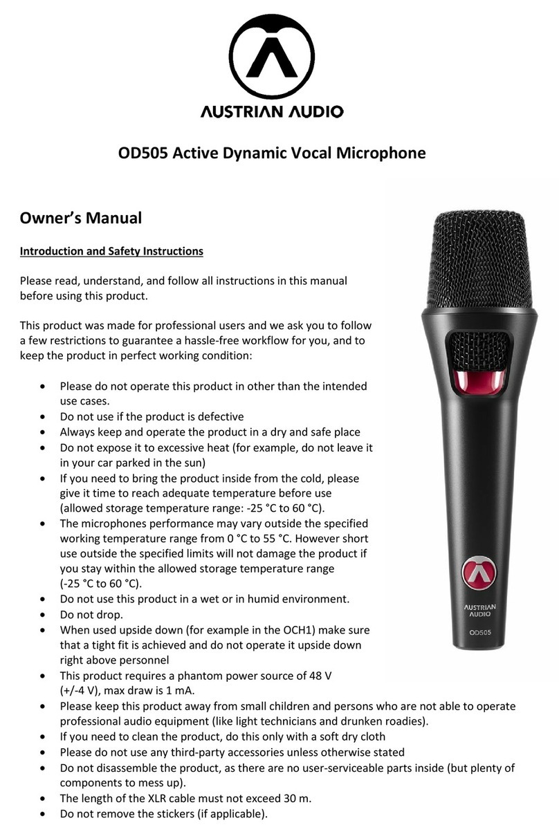 Austrian Audio OD505 quick start guide