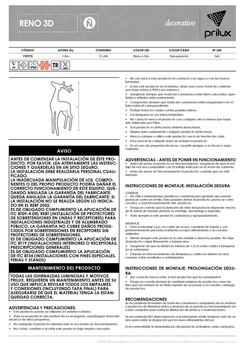 Prilux RENO 3D User manual