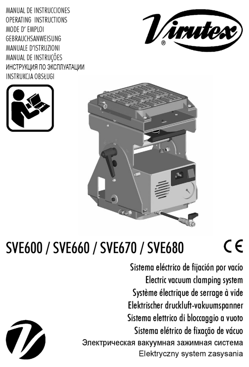 Virutex SVE600 operating instructions