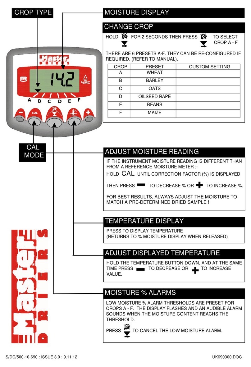 RDS Technology Master Driers MMM 100 Software update guide