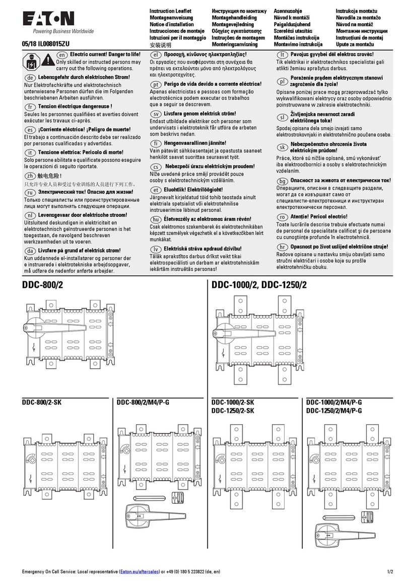 Eaton DDC-800/2 Manual