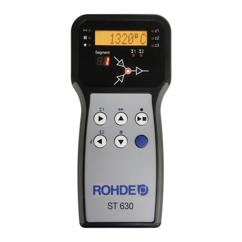 Rohde ST 630 operating instructions