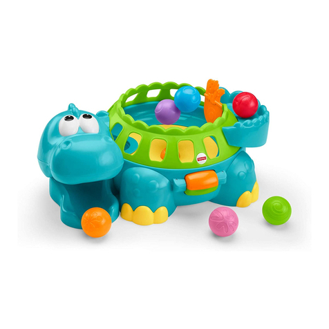 Fisher-Price HEAD SPINNERTAIL W1392 manual