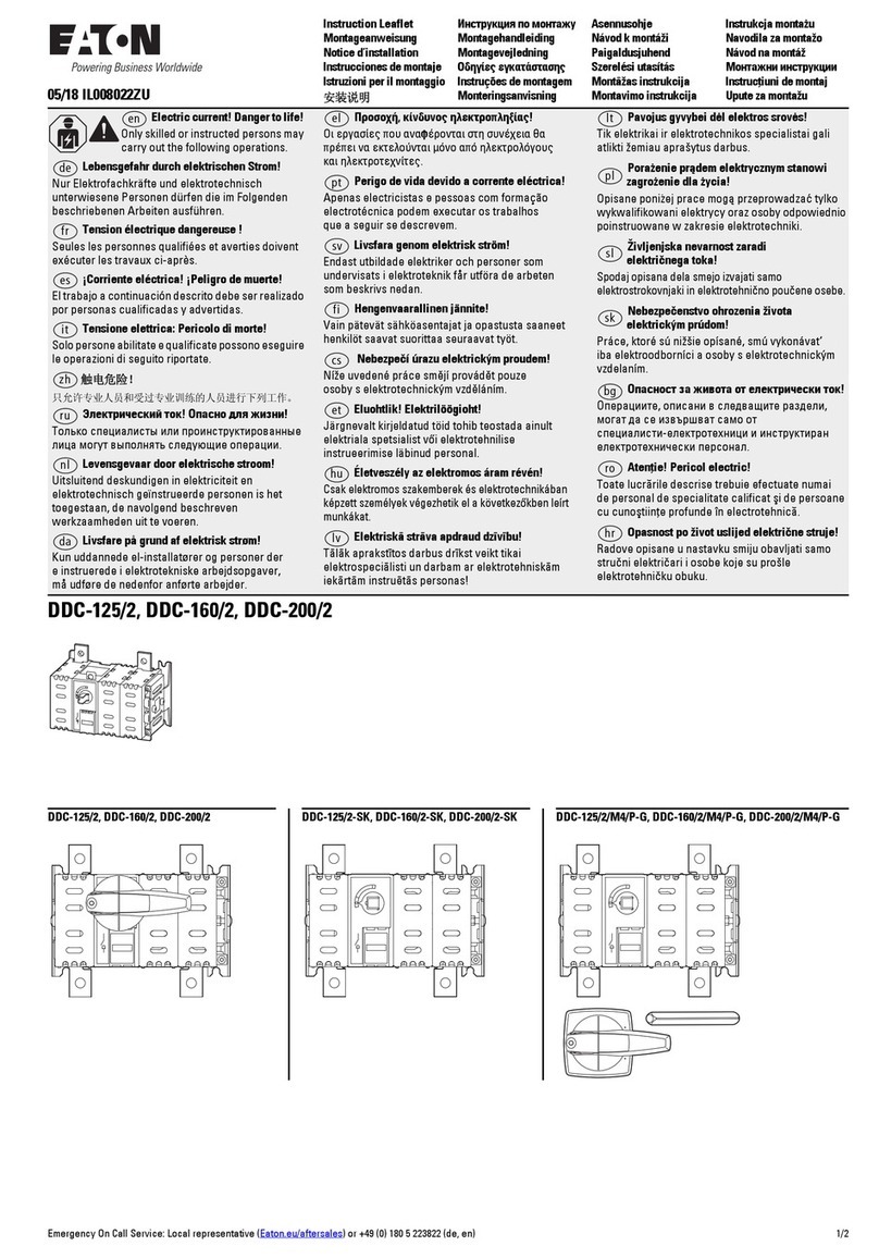 Eaton DDC-125/2 Manual