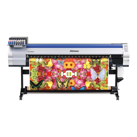 MIMAKI TS34-1800A Quick start guide