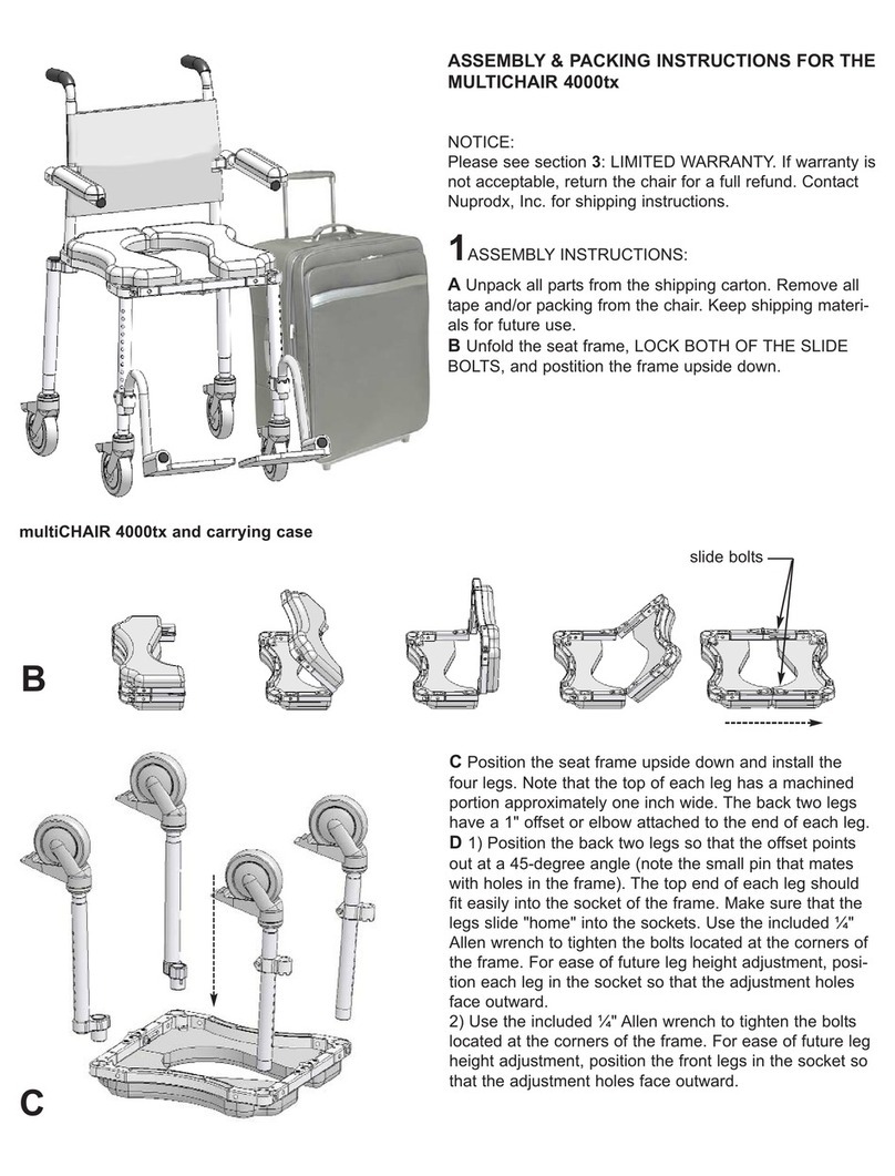 Nuprodx MULTICHAIR 4000tx User manual
