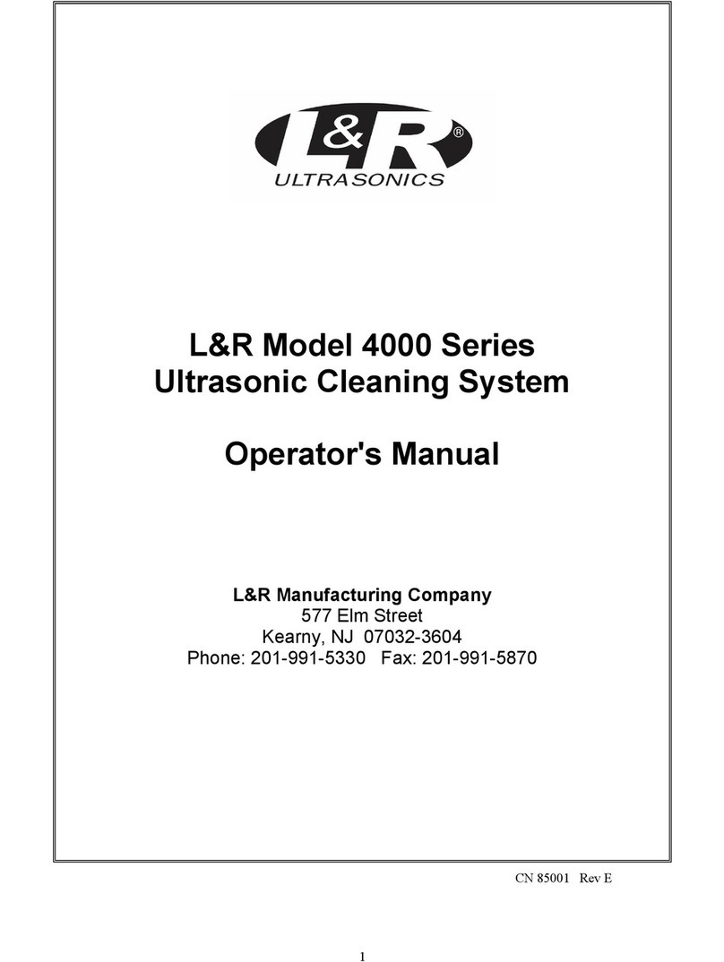 L&R 4000 Series Operator's manual
