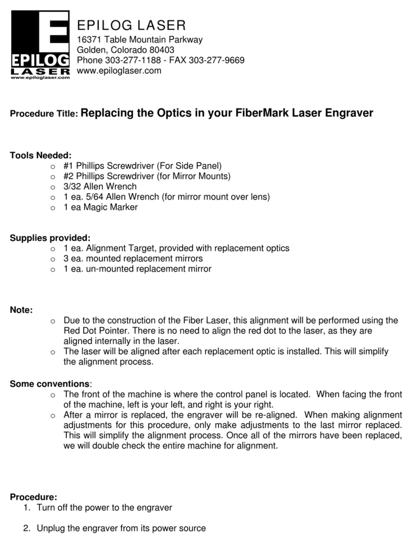 Epilog Laser FiberMark User manual