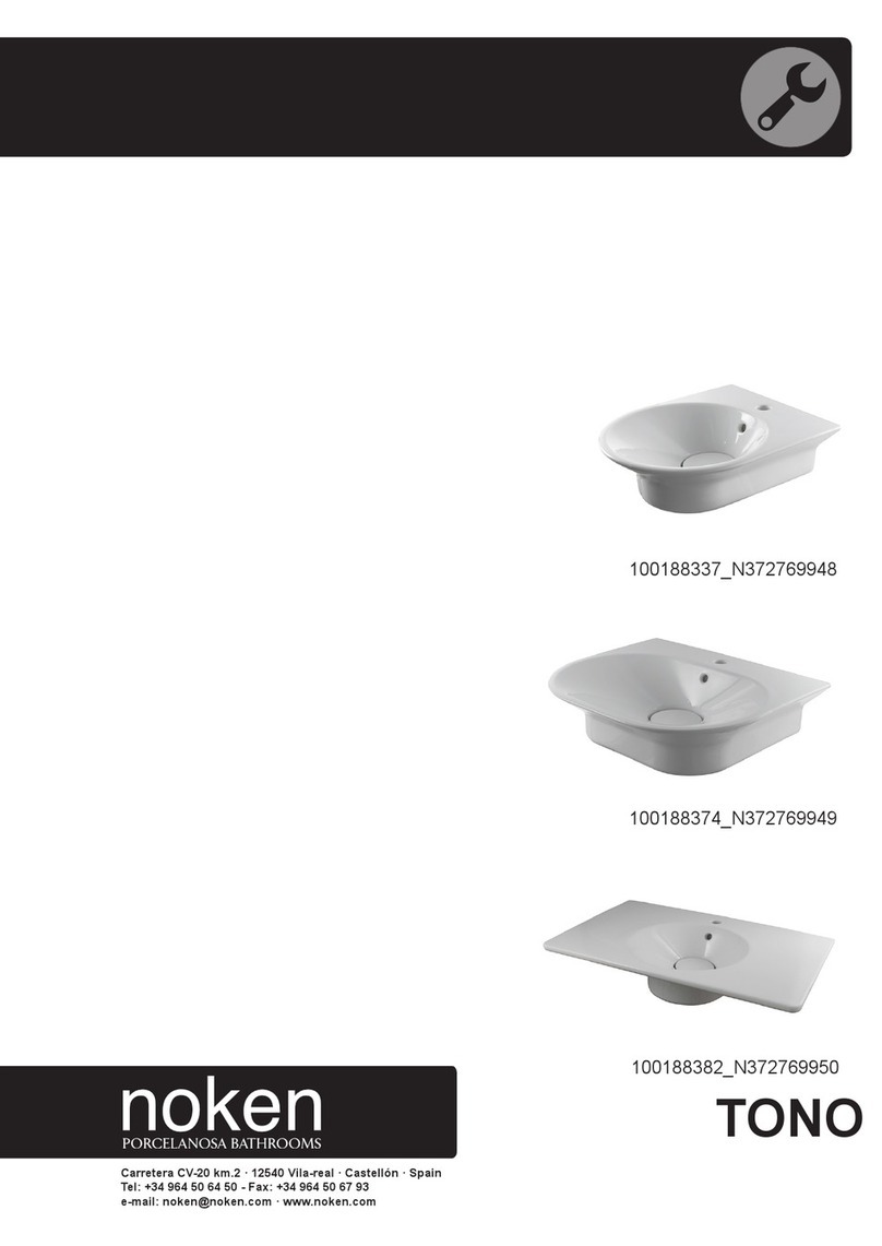 Porcelanosa noken TONO A00 User manual