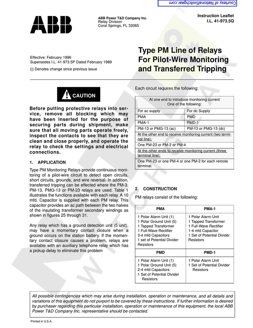 ABB PMA Instruction leaflet