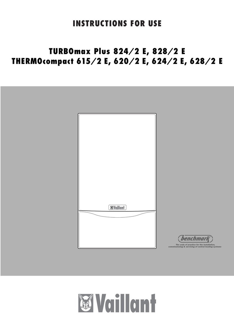 Vaillant TURBOmax Plus 824/2 E Instructions for use