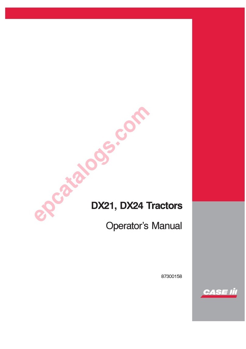 Case IH DX21 Operator's manual