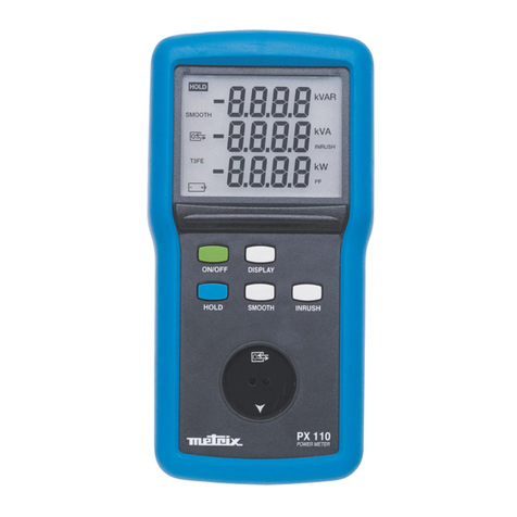 Metrix PX 110 User manual Metrix PX 110 User manual