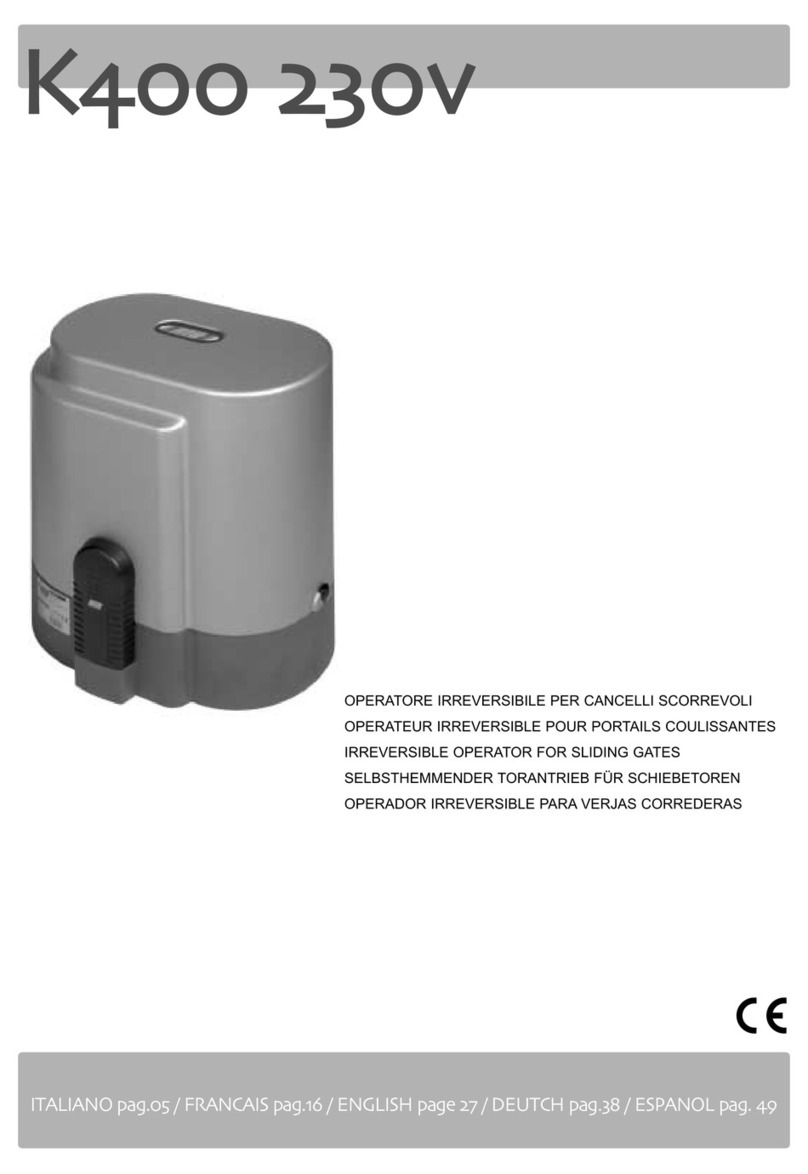 Ribind K400 230V instructions